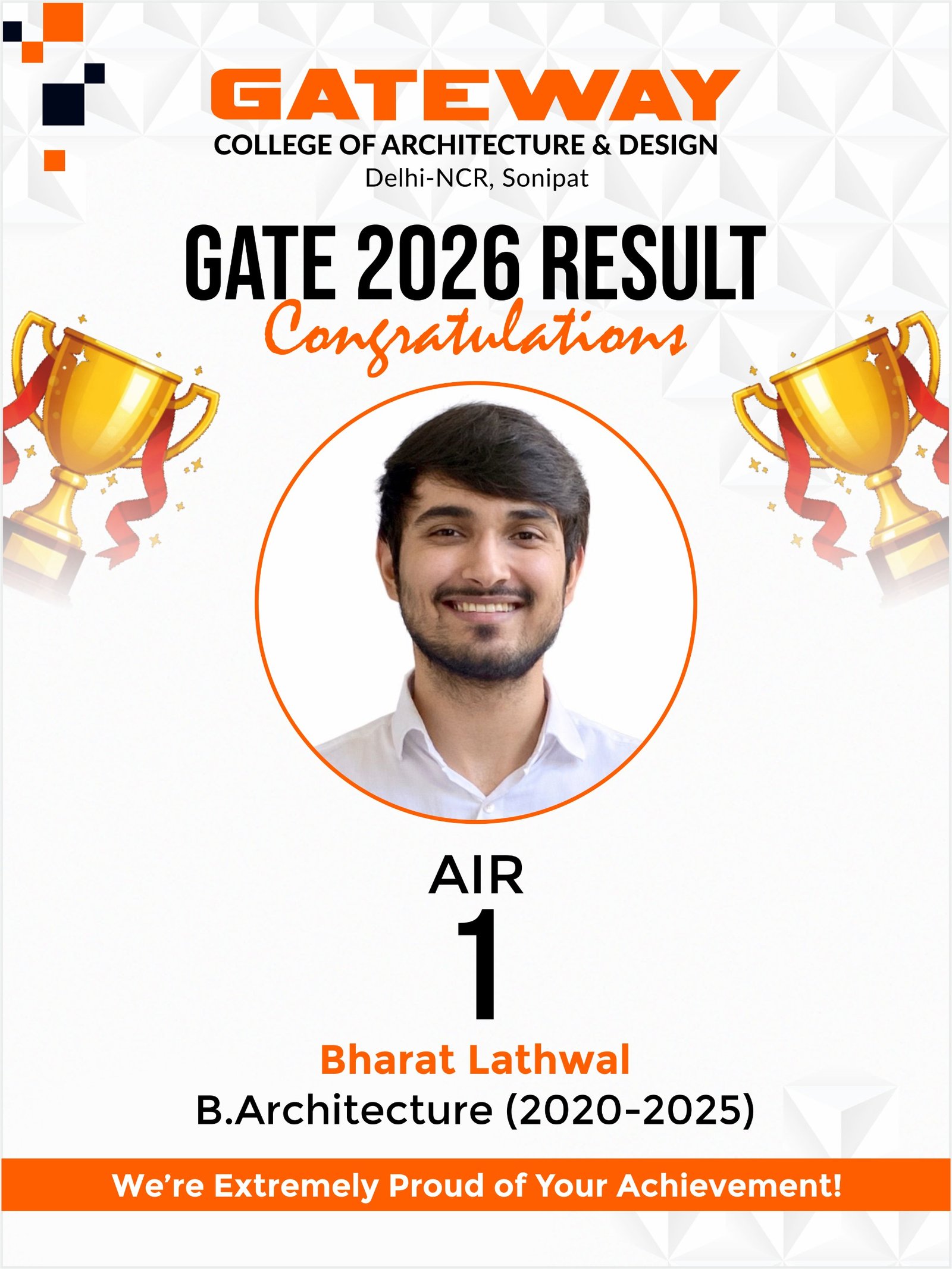 PROUD MOMENT FOR GATEWAY EDUCATION 