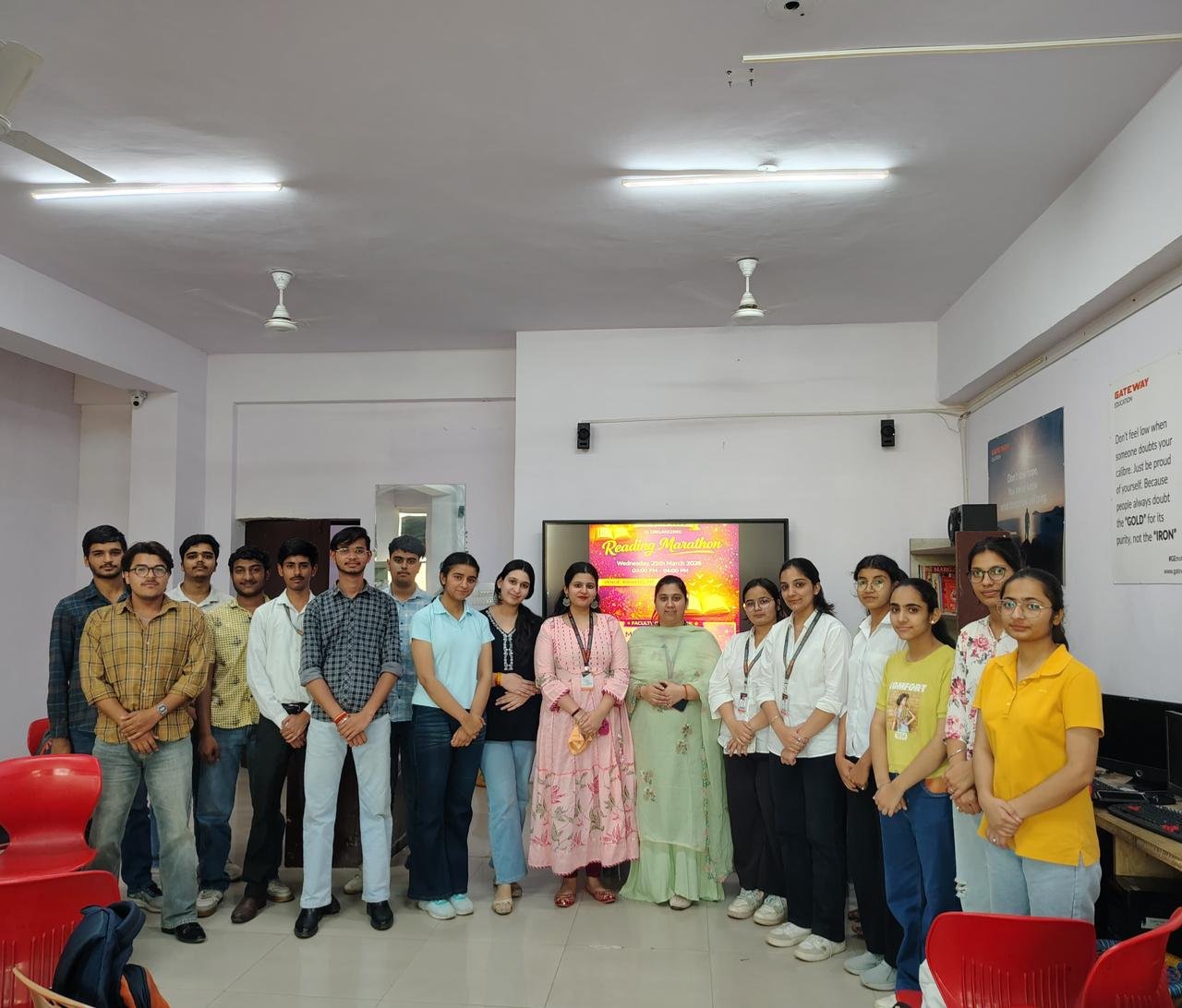 READING CLUB SUCCESSFULLY ORGANIZED A READING MARATHON 