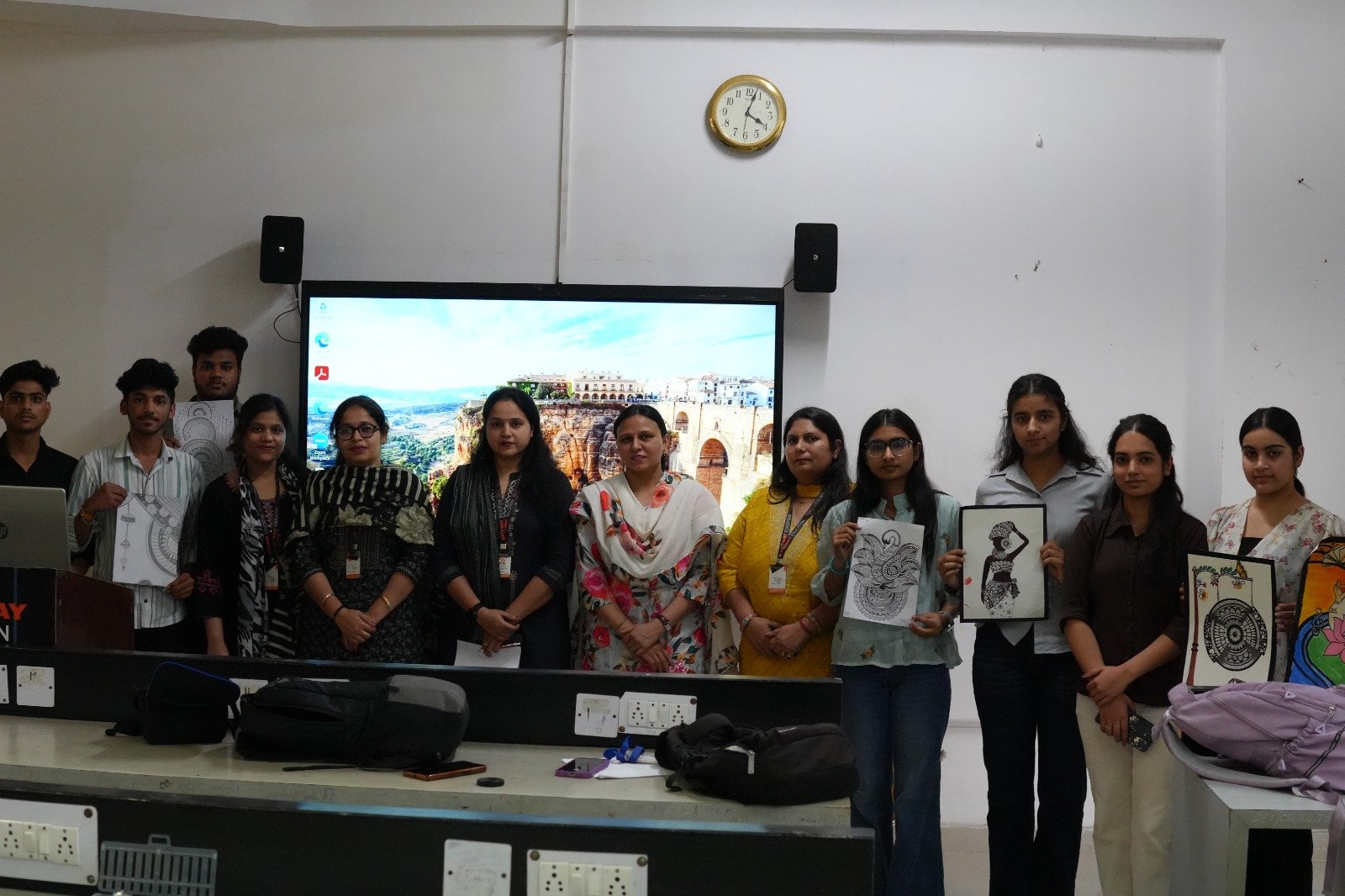 GIET ORGANIZED ART COMPETITION UNDER YUGAANTAR 