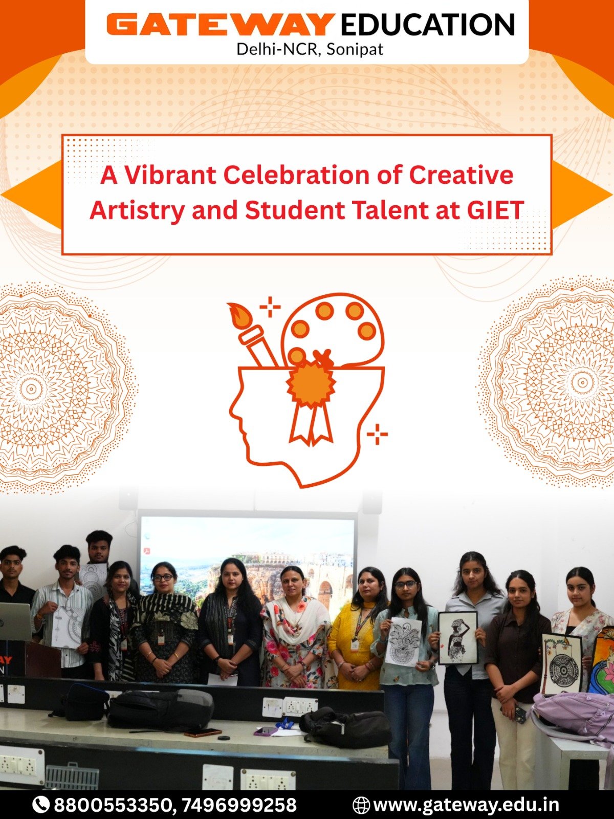 GIET ORGANIZED ART COMPETITION UNDER YUGAANTAR 