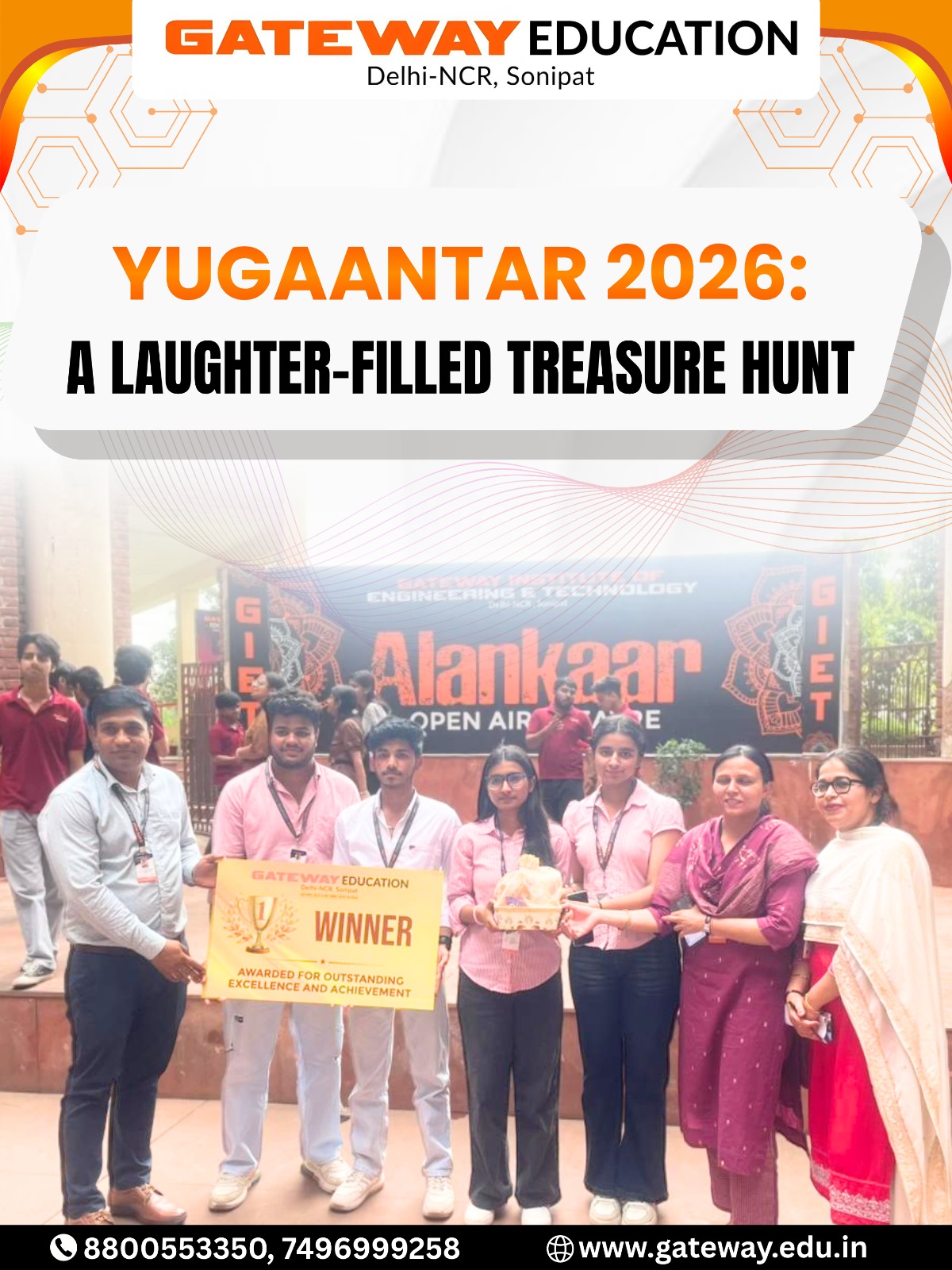 GATEWAY EDUCATION SUCCESSFULLY ORGANIZED TREASURE HUNT UNDER YUGAANTAR