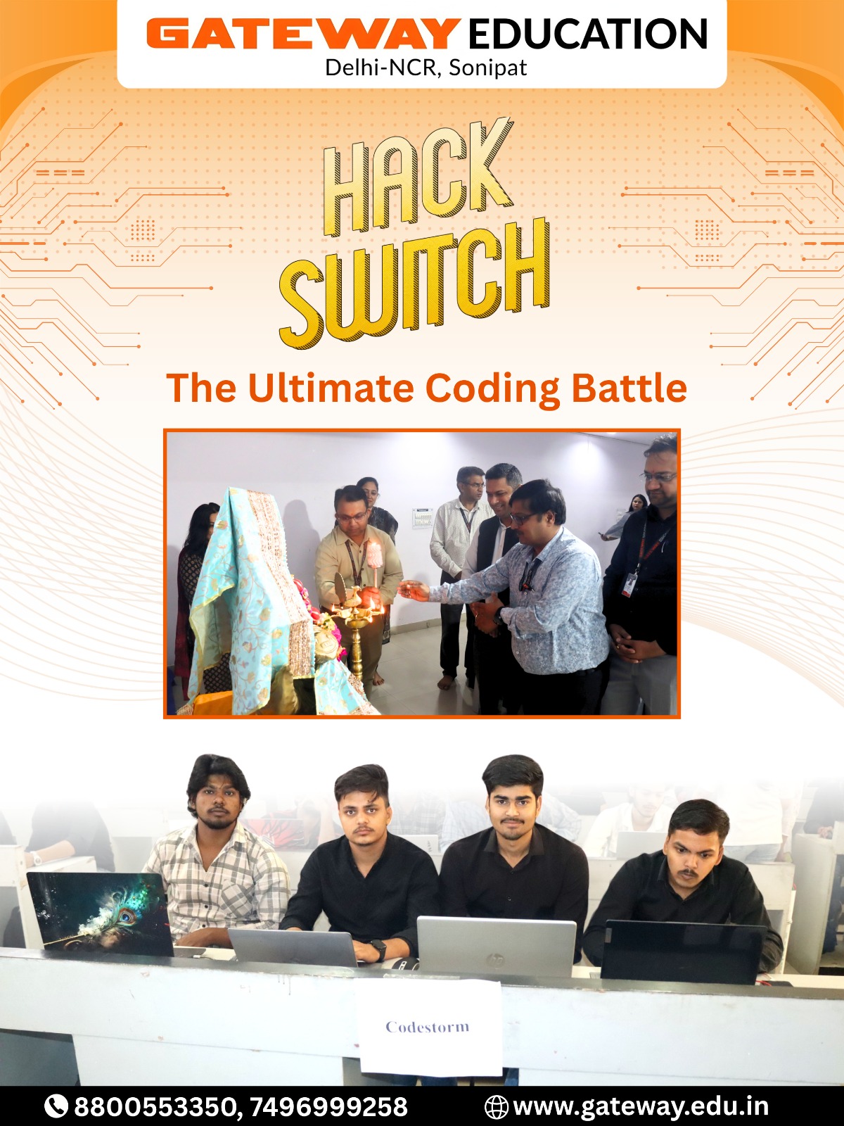 DCS  & AI ML CLUB OF GIET ORGANIZED HACKSWITCH 2026