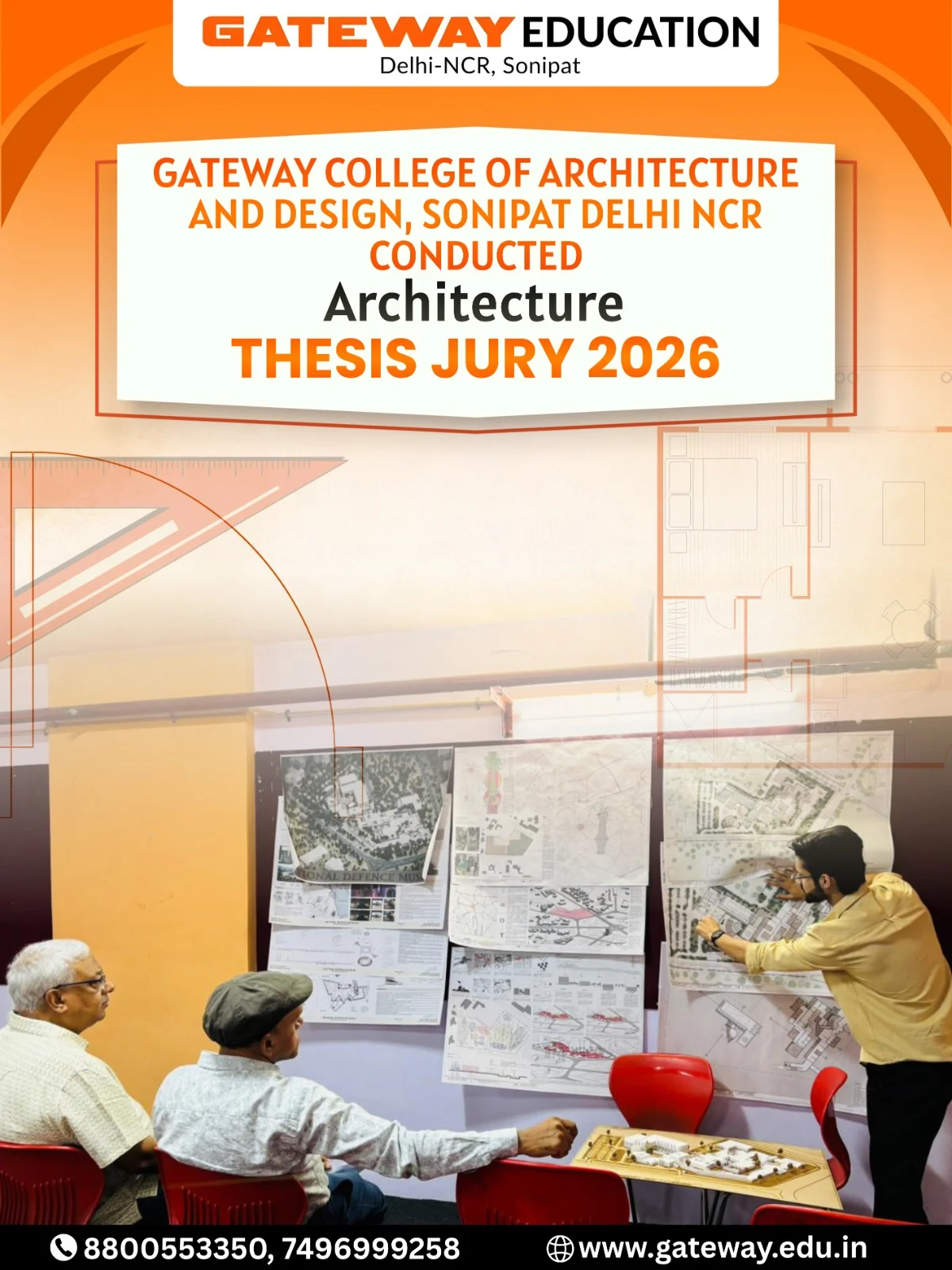 GCAD CONDUCTED ARCHITECTURE THESIS JURY 