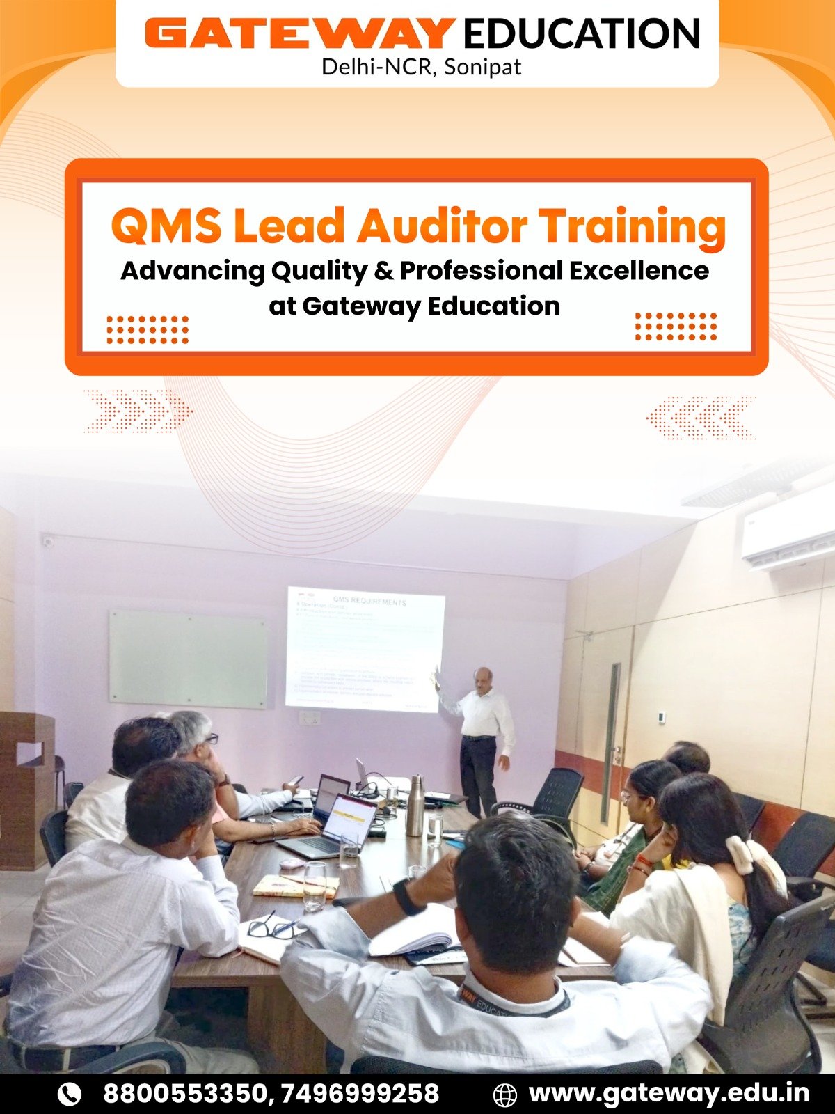 Iqac cell of gateway education successfully organized a qms 