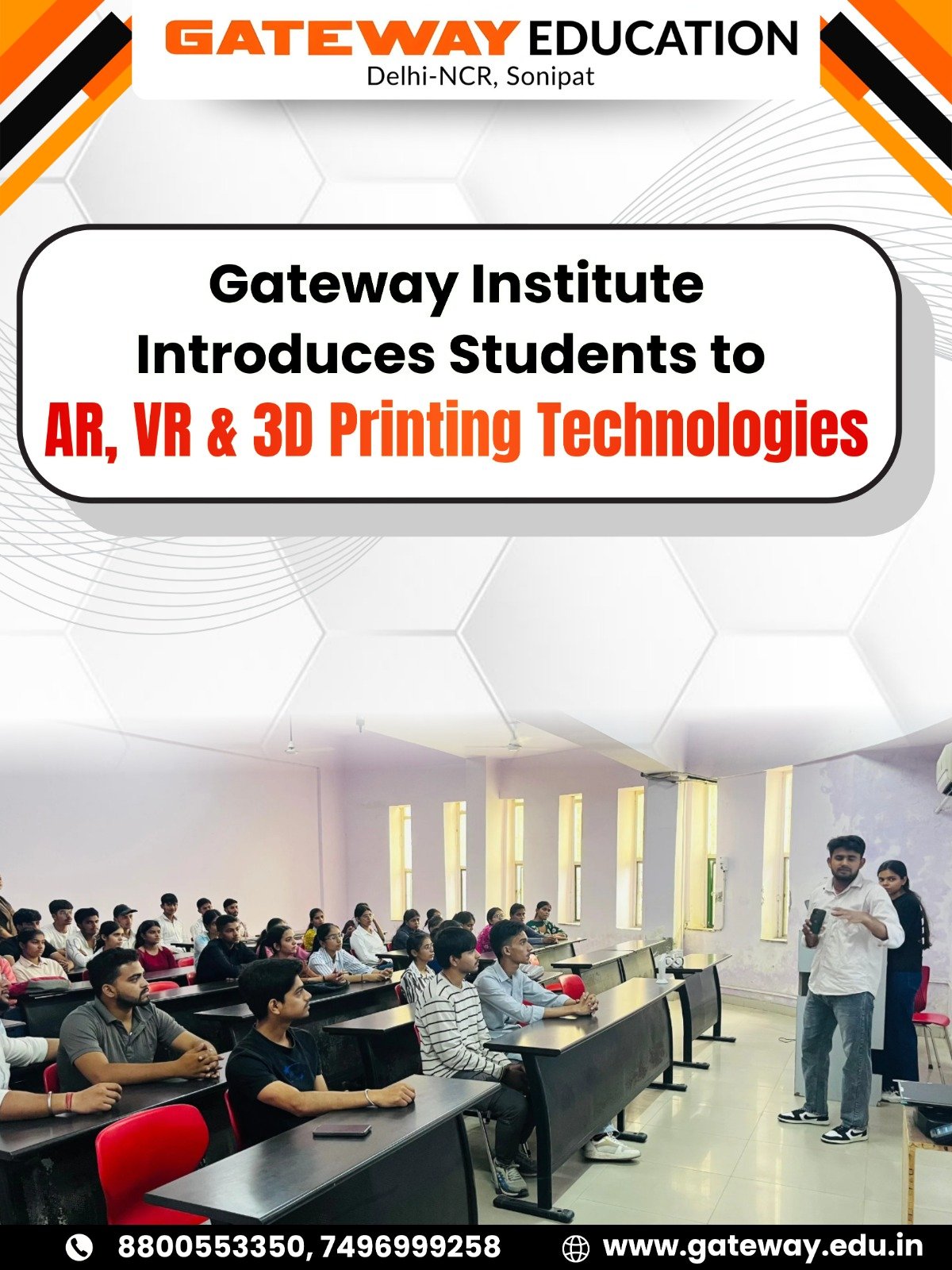 Giet organized an interactive demostration session on ar, vr