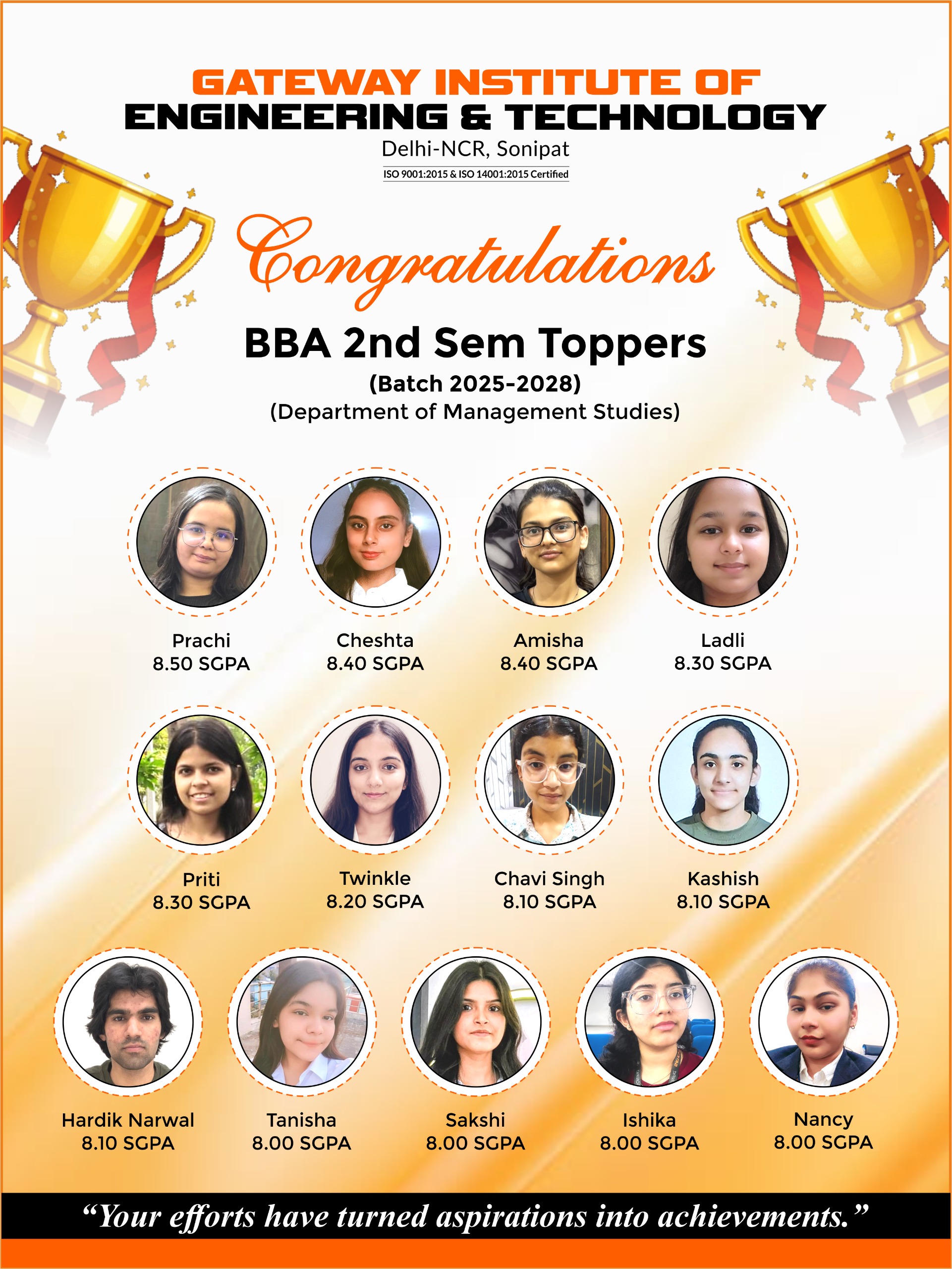 Proud moment for gateway education 