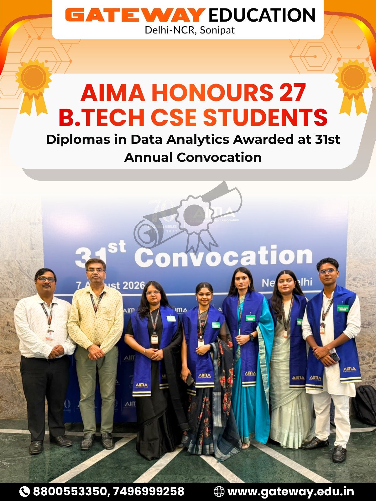Gateway education students awarded the diploma in fundamenta