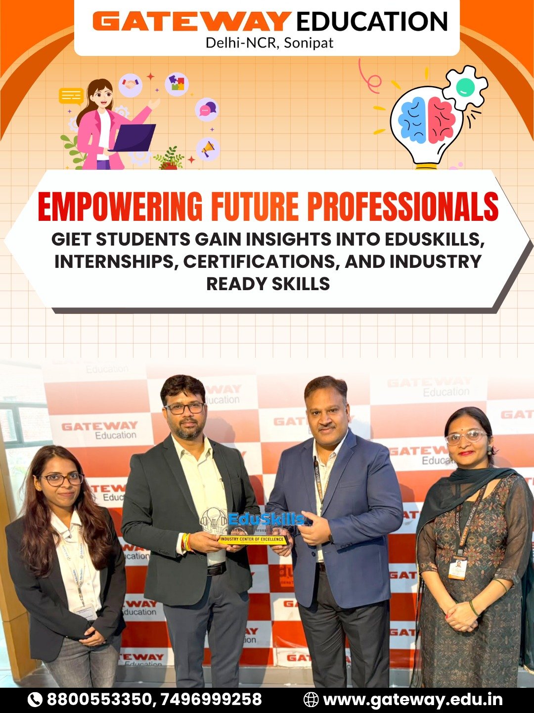Giet organized a student briefing session on eduskills