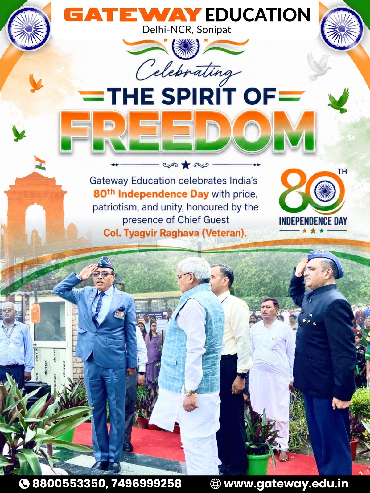 Gateway education celebrated 80th independence day