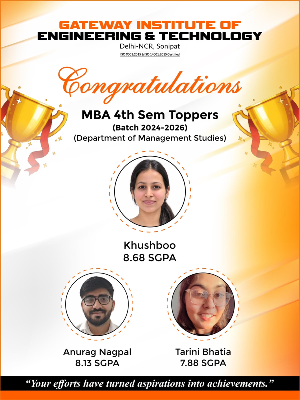 Proud moment for giet