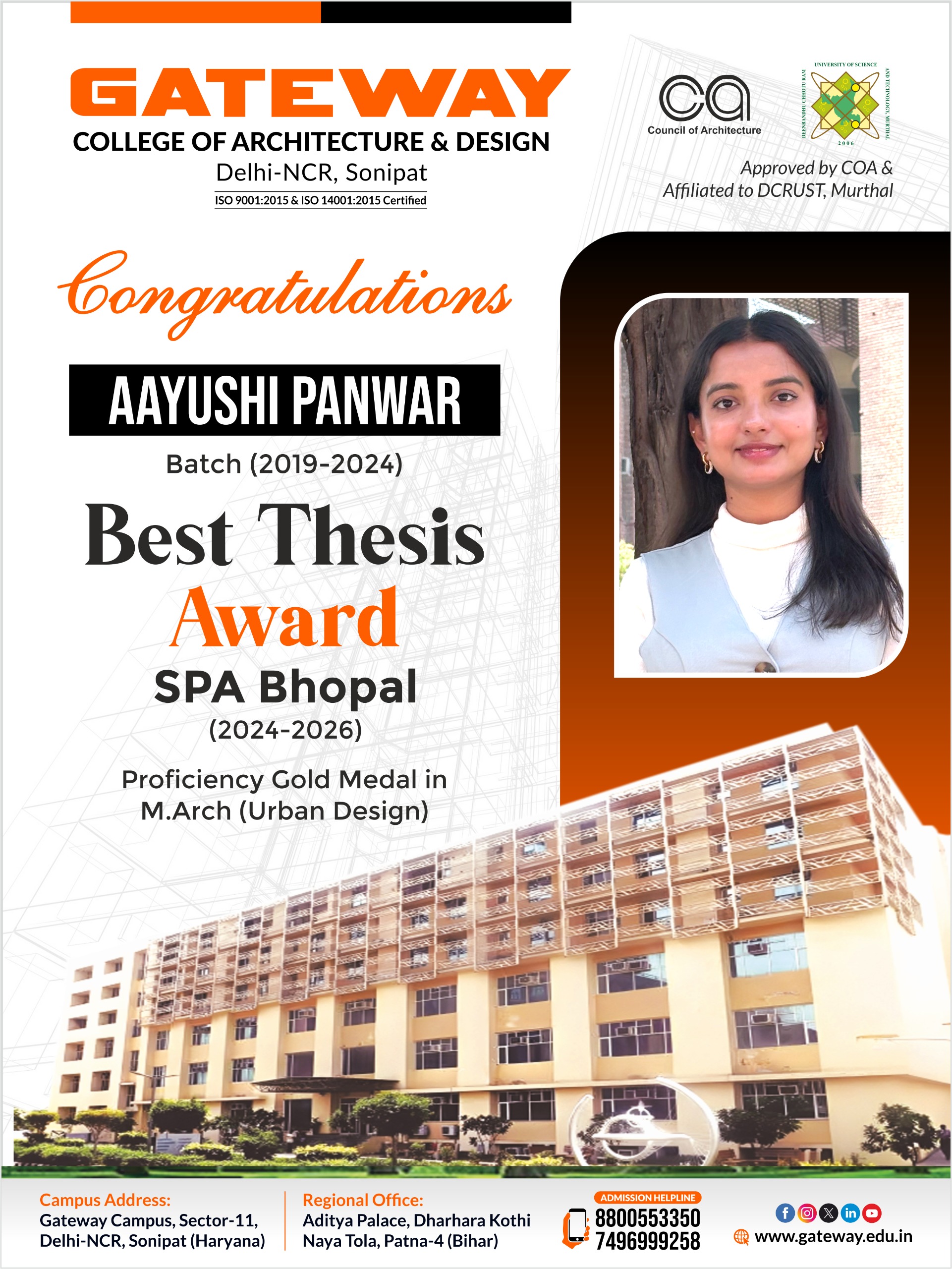Proud moment for gcad