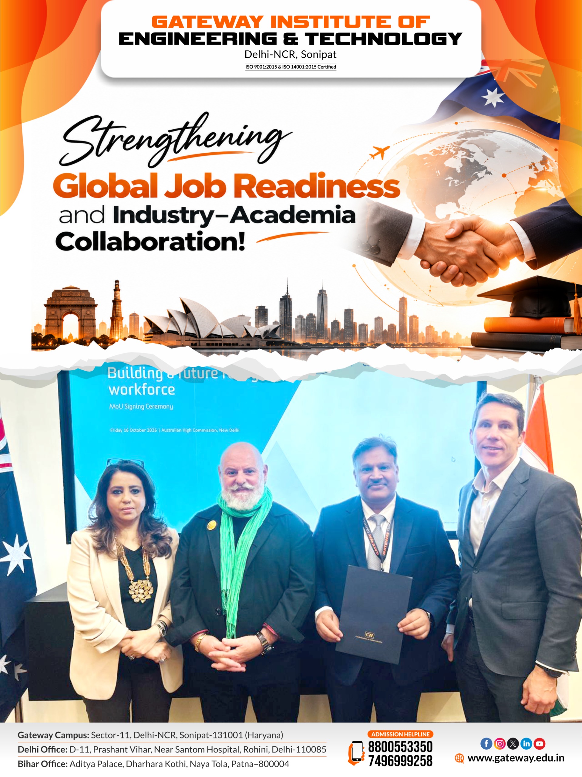 Principal of giet participated in the letter of intent excha