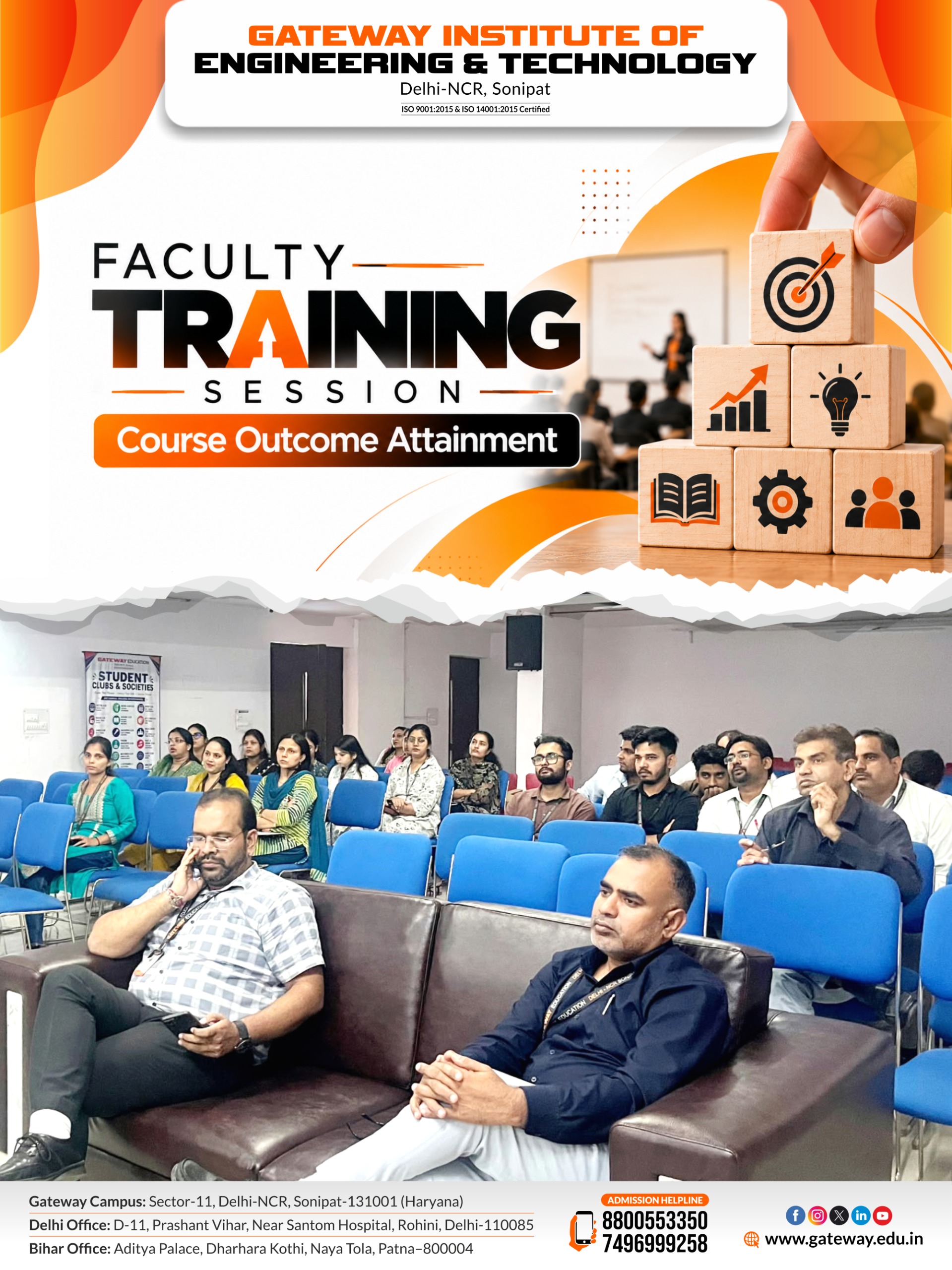 Ge organised faculty training session on course outcome atta